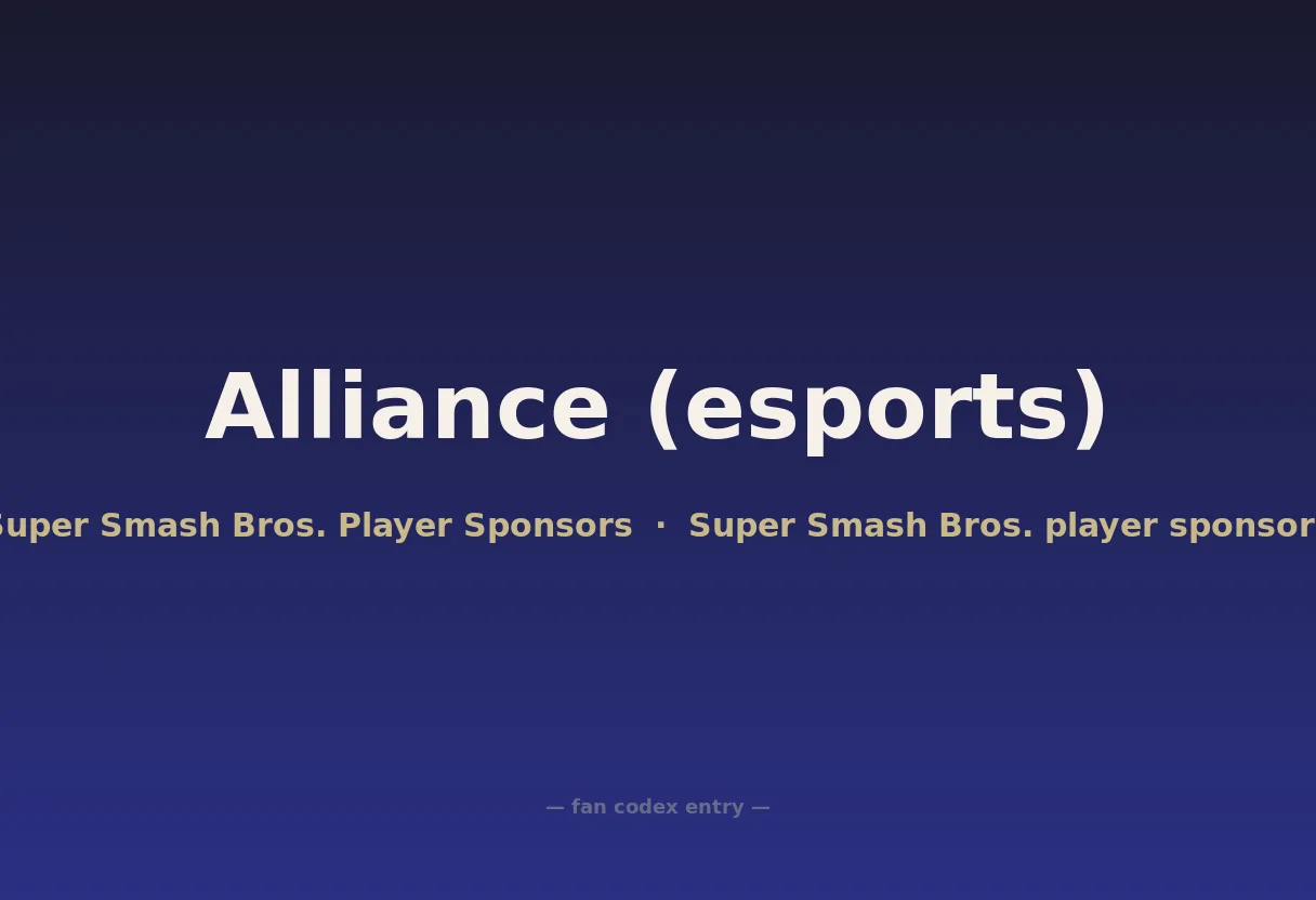 Alliance (esports)