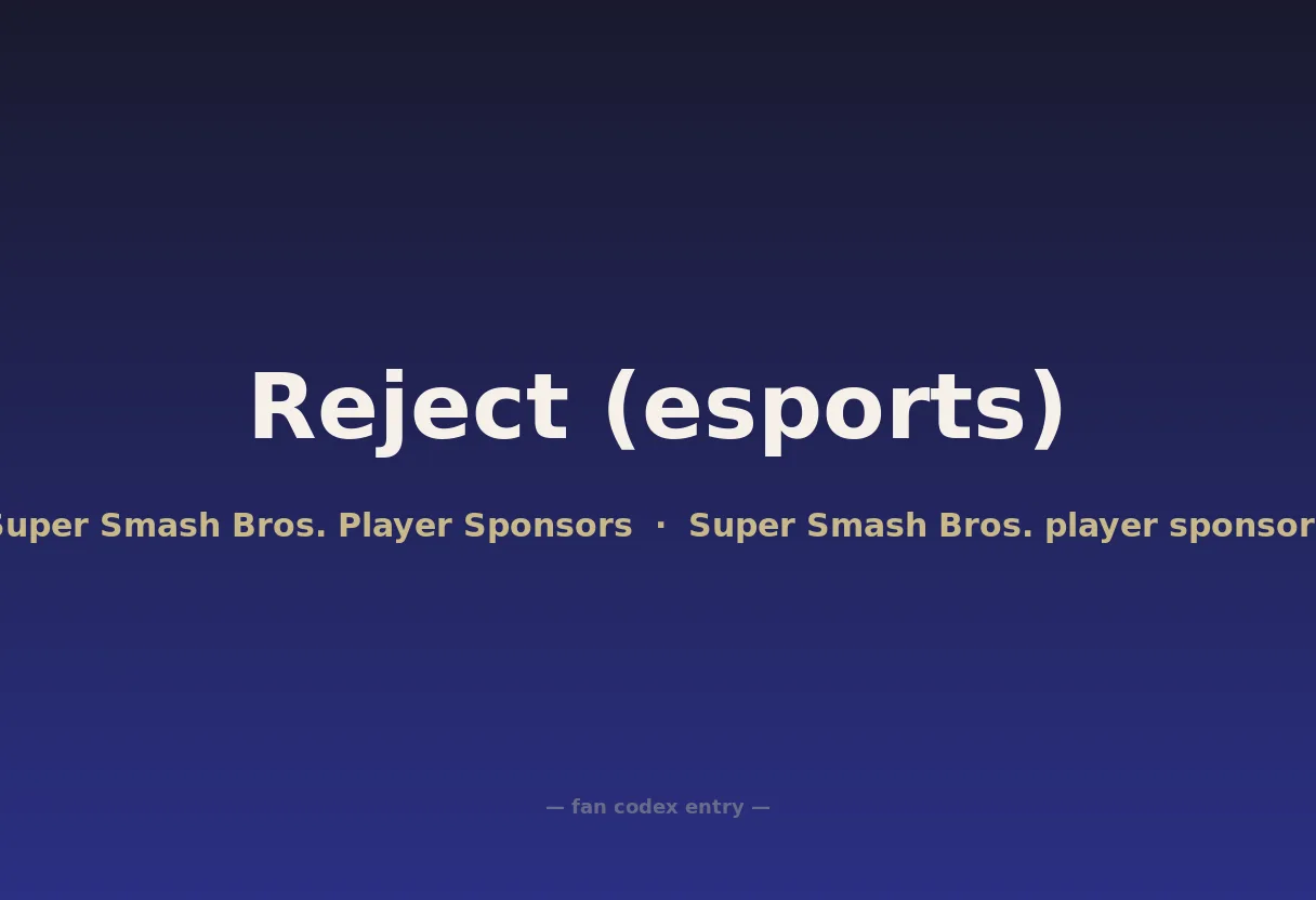 Reject (esports)